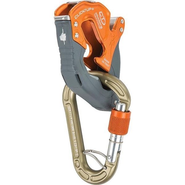 Climbing Technology Climbing Technology 434545 Click Up Kit Plus Belay Device; Blue 434545